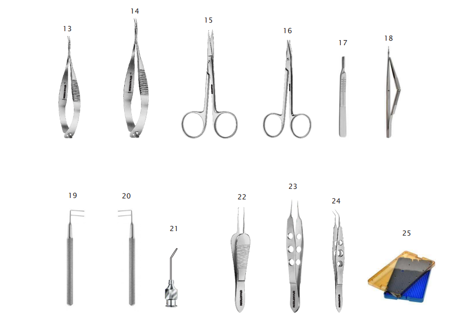 Microsurgery Glaucoma Set